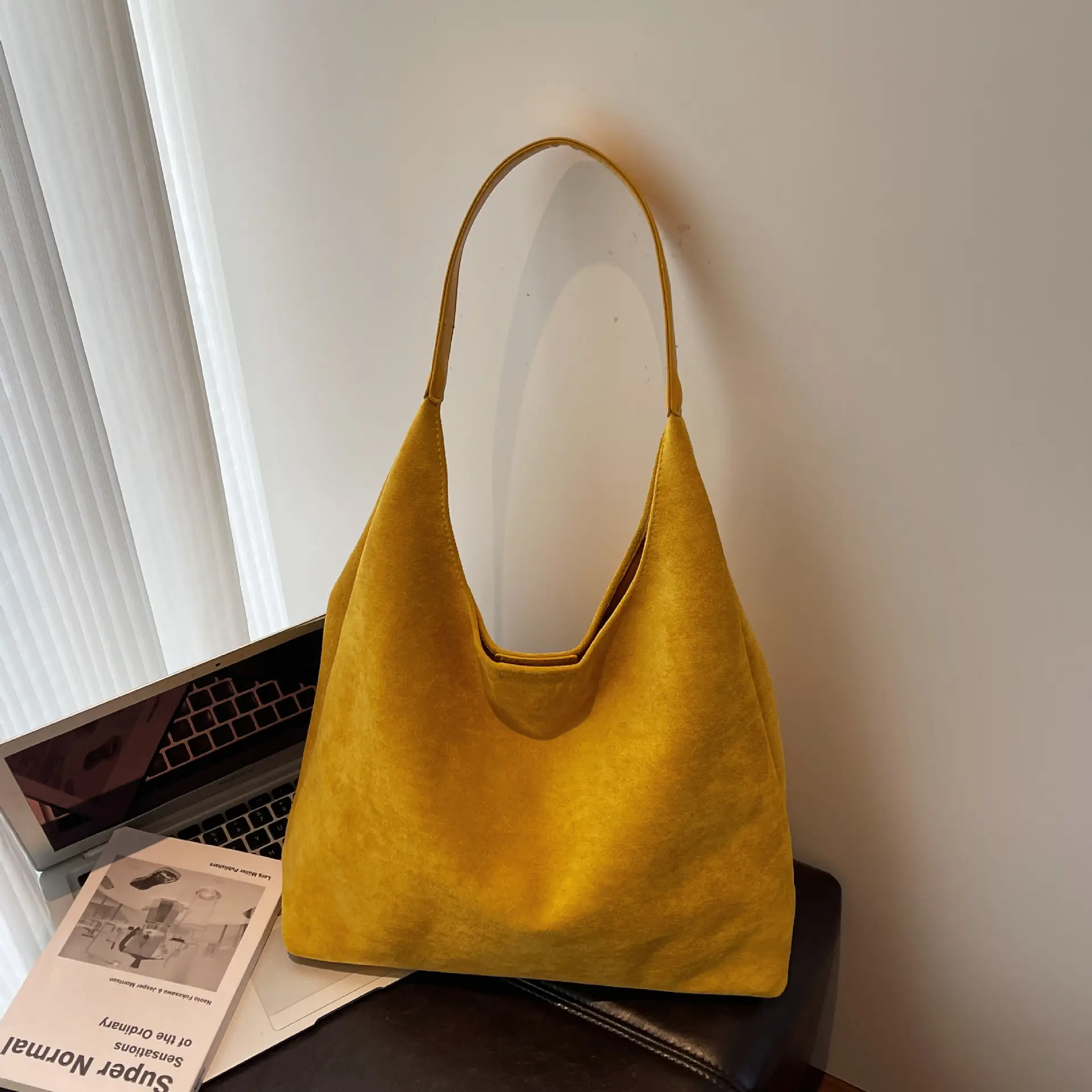 Suede Bread Bag Women 2023 Winter Shoulder Bag — feature 41