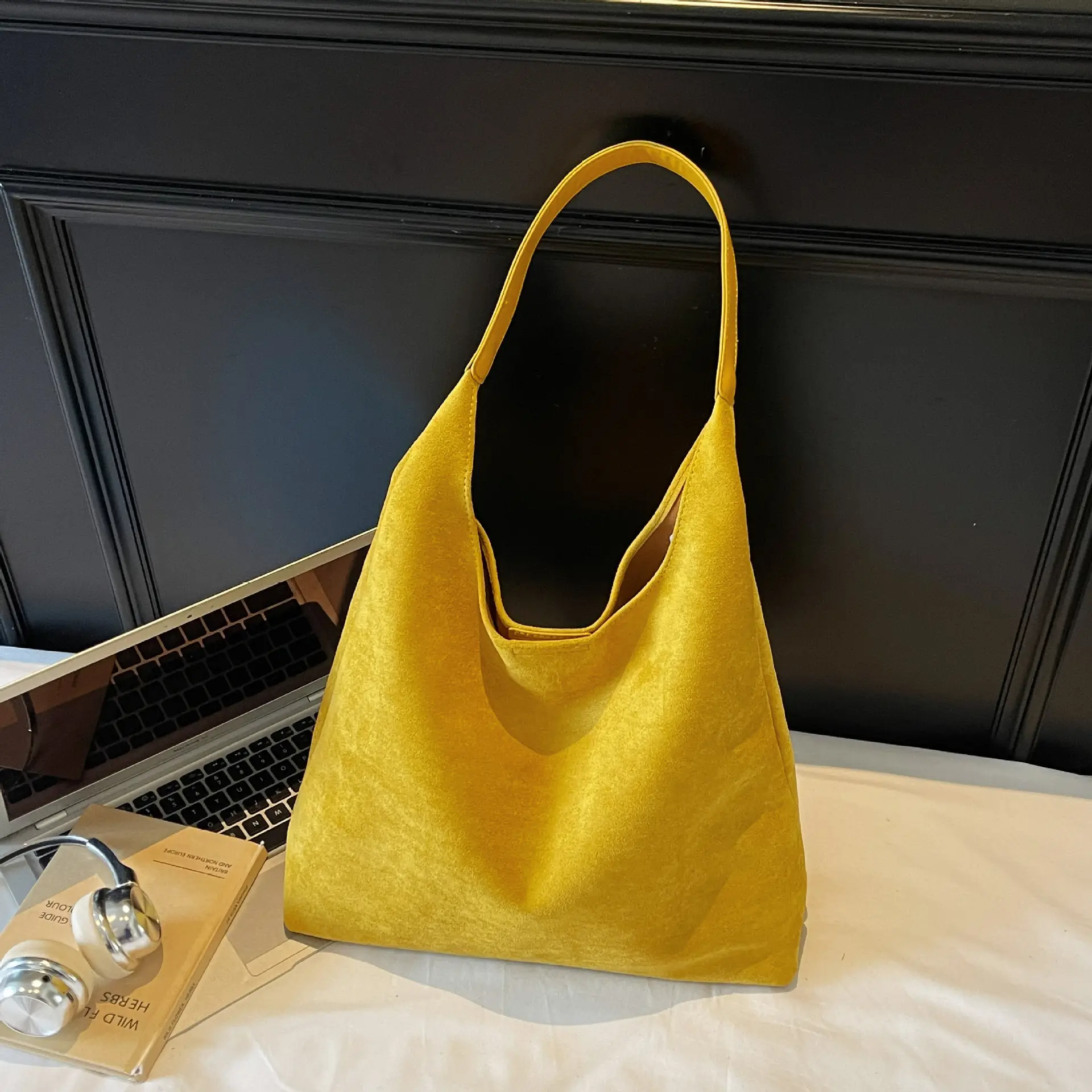 Suede Bread Bag Women 2023 Winter Shoulder Bag - Image 9