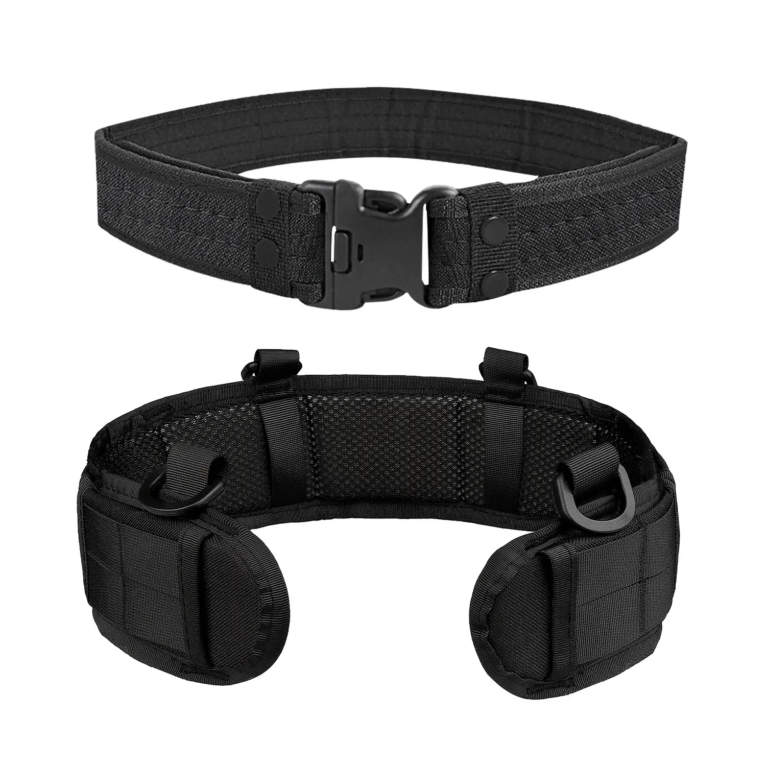 Tactical Girdle Belt with Pocket & Headband Set Tan - Image 3