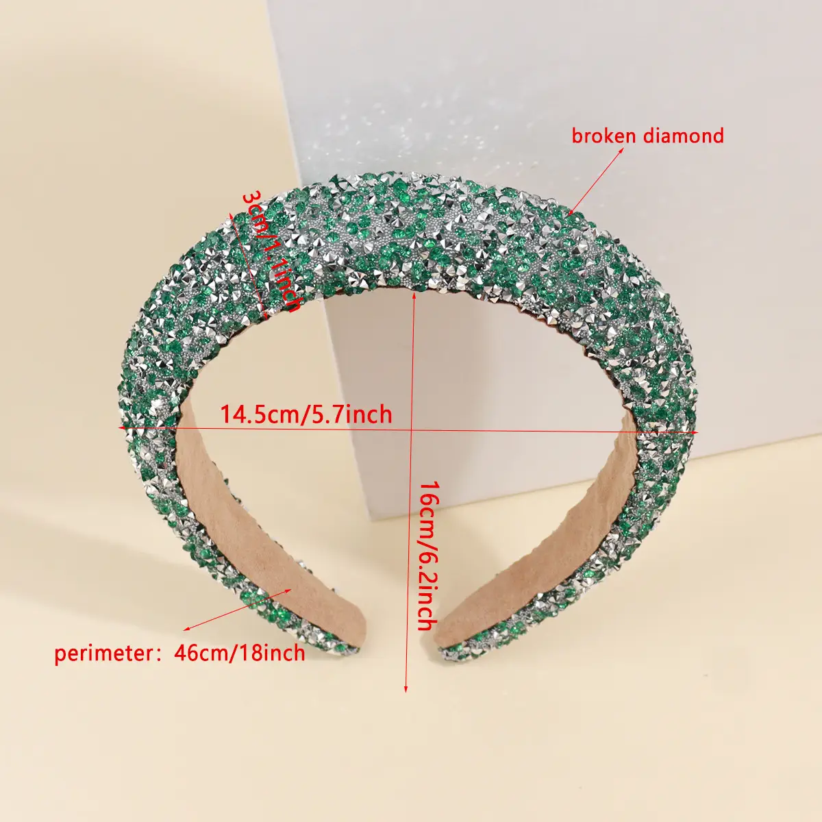 Sparkling Diamond Pearl Headband for Women — feature 1
