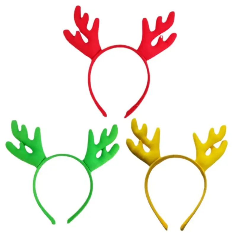 Red Antler Headband for Men Women Christmas Dress Up - Image 11