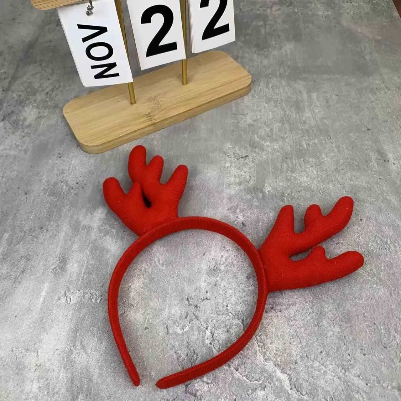 Red Antler Headband for Men Women Christmas Dress Up — feature 6