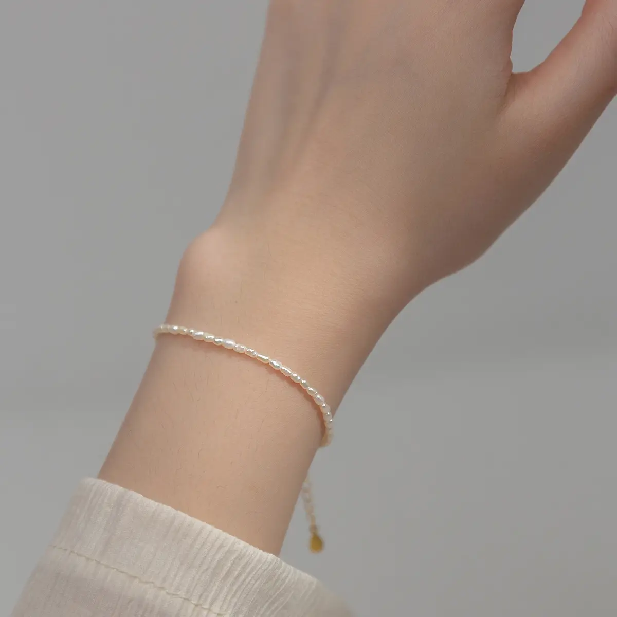 14K Gold Pearl Bracelet for Women Elegant Gentle Purple Freshwater Pearl - Image 16
