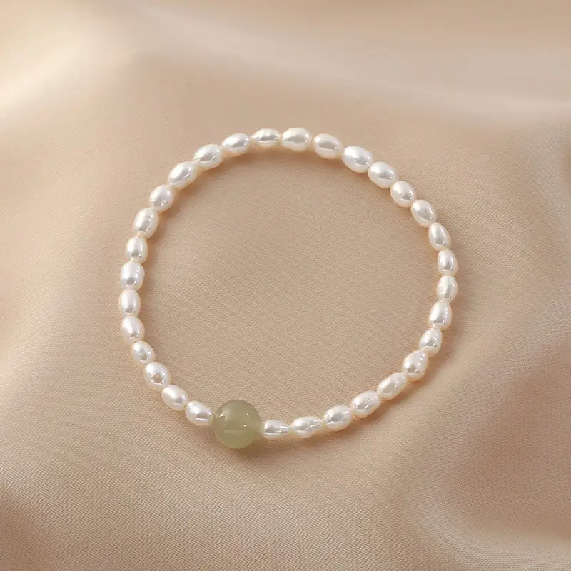 14K Gold Pearl Bracelet for Women Elegant Gentle Purple Freshwater Pearl - Image 7