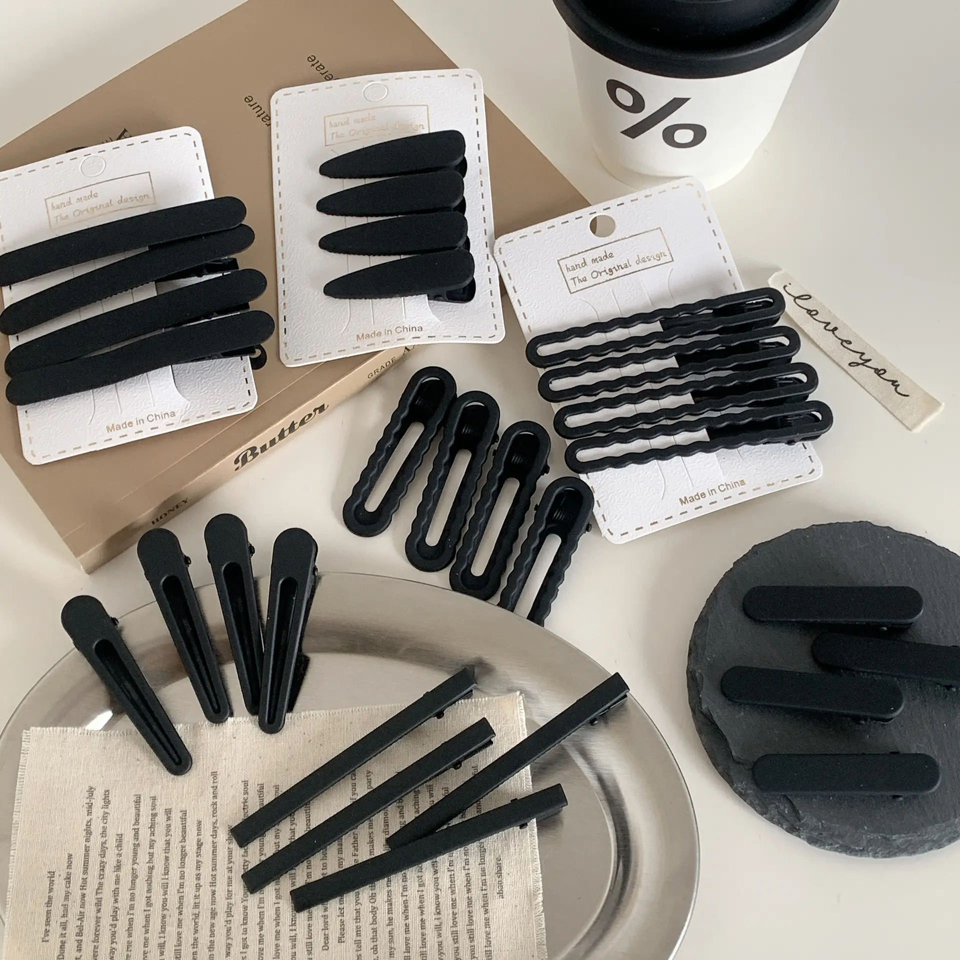 Black Metal Hairpins for Women's Headwear Clips — feature 14