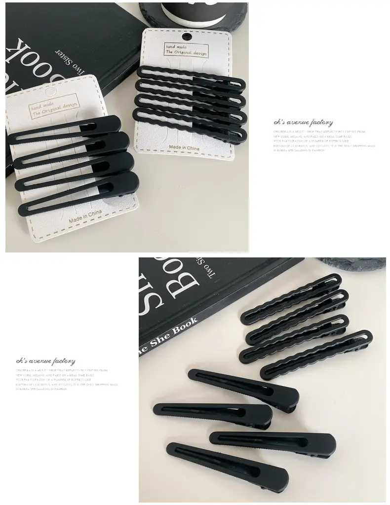 Black Metal Hairpins for Women's Headwear Clips — feature 7