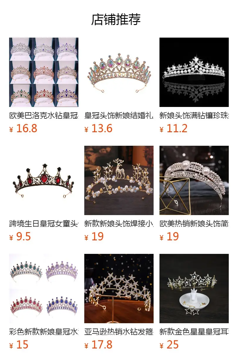 European American Retro Round Bridal Crown Tiara with Amazon Pearl Diamond — feature 1