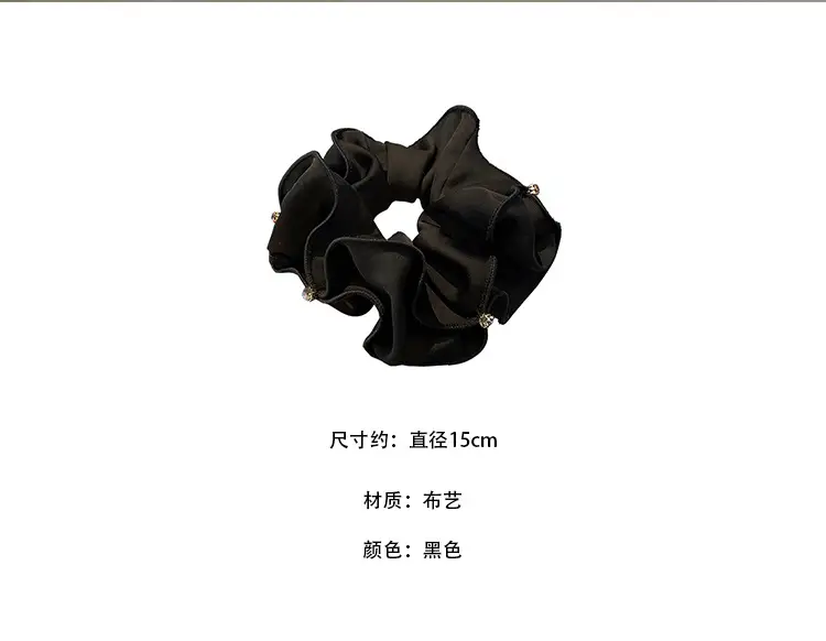 Black Rhinestone Hair Band for Women — feature 2