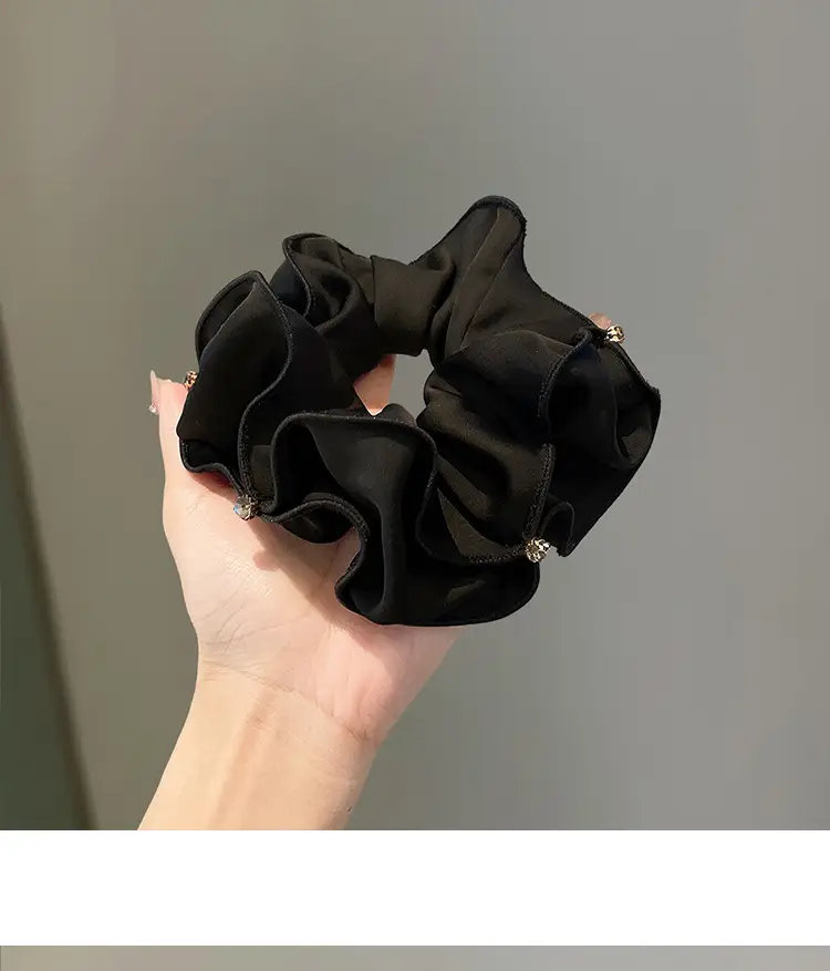 Black Rhinestone Hair Band for Women — feature 4