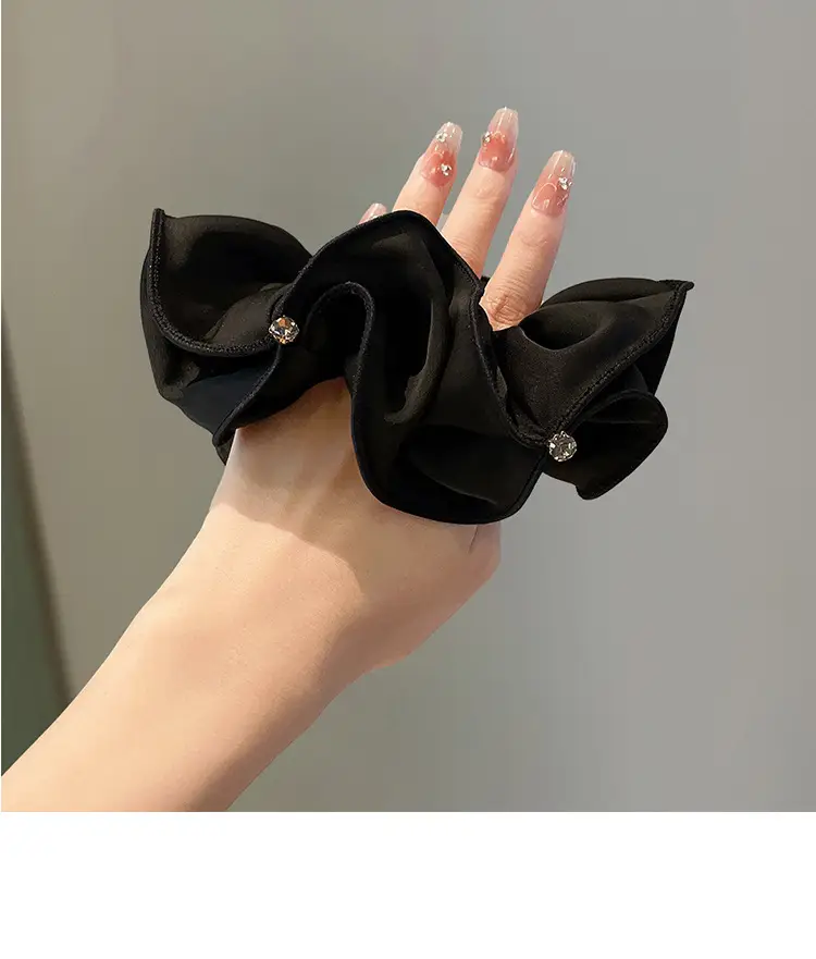 Black Rhinestone Hair Band for Women — feature 7