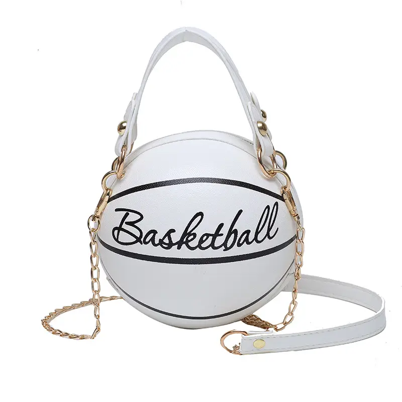 Women's Basketball Bag Shoulder Crossbody Brown - Image 9