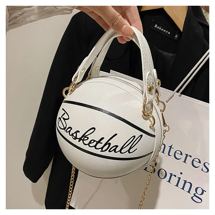 Women's Basketball Bag Shoulder Crossbody Brown — feature 21