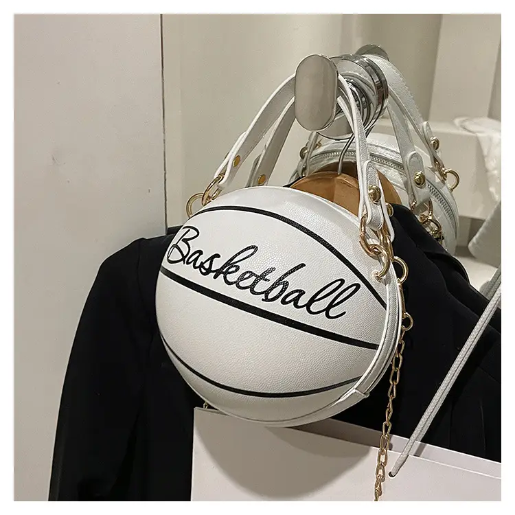 Women's Basketball Bag Shoulder Crossbody Brown — feature 22