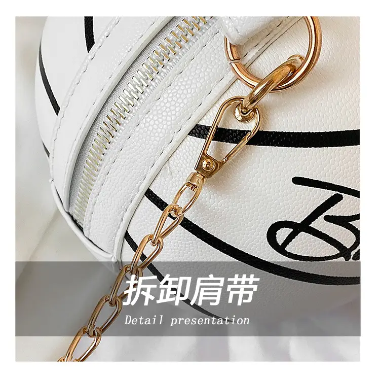 Women's Basketball Bag Shoulder Crossbody Brown — feature 6