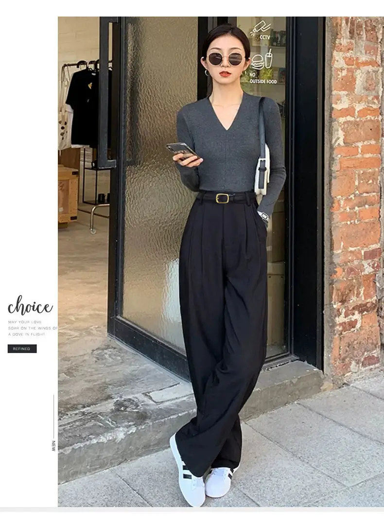 Women's Black Pin Buckle Genuine Leather Belt — feature 12