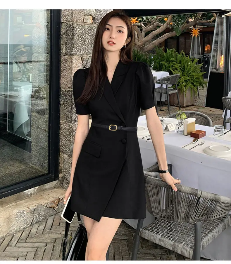 Women's Black Pin Buckle Genuine Leather Belt — feature 14