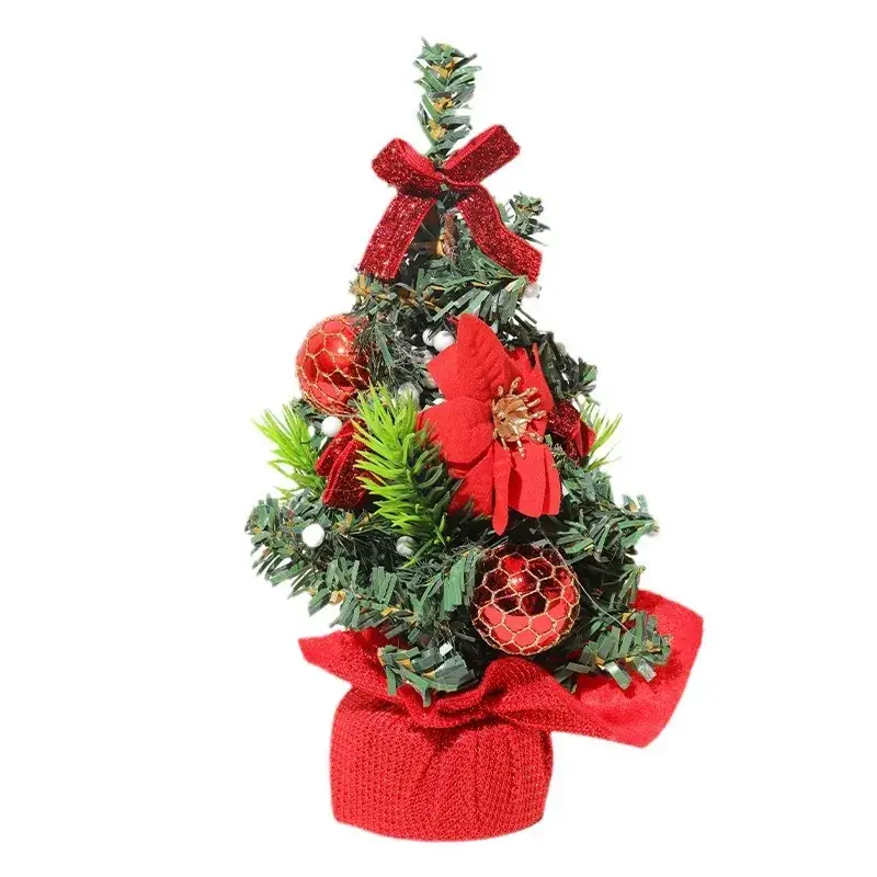 Mini Cross-Country Christmas Tree Decor 11cm Pvc