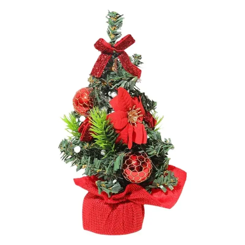 Mini Cross-Country Christmas Tree Decor 11cm Pvc