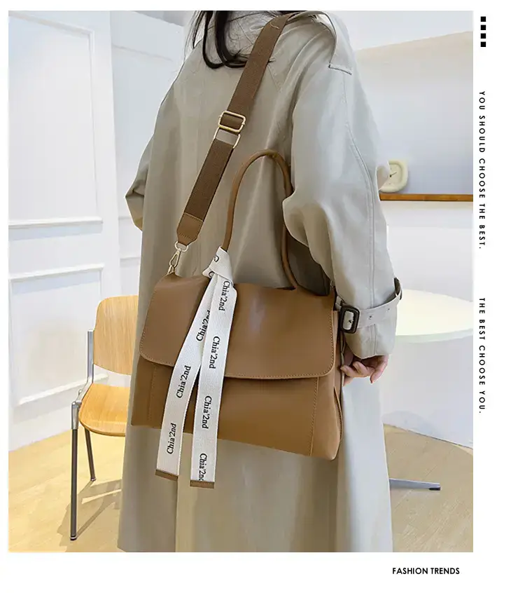 Women's Light Green Textured Shoulder Crossbody Tote Bag — feature 1
