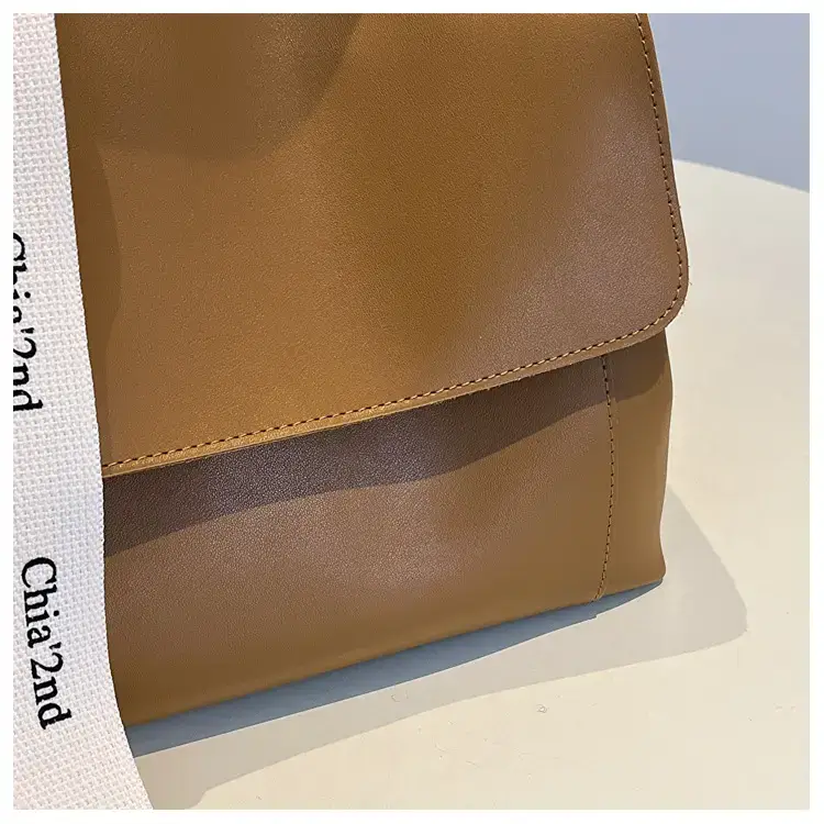 Women's Light Green Textured Shoulder Crossbody Tote Bag — feature 19