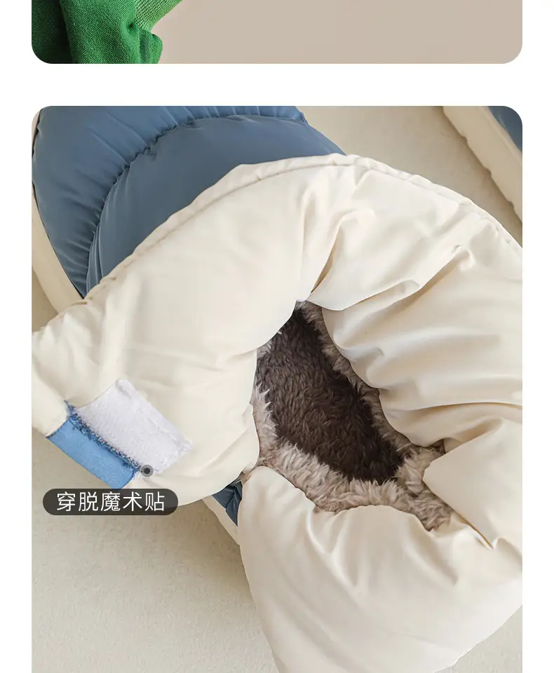 Waterproof Cotton Slippers for Women 2026 New Model Indoor Home Autumn and Winter Slippers with Fleece Lining, Warm, Non-Slip, Thick-Soled, for Men and Women — feature 8