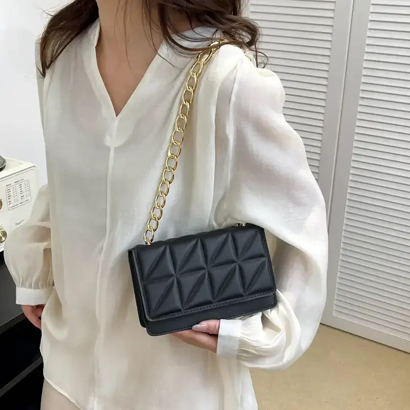New Rhombus Chain Bag Candy Color Women's Casual Shoulder Bag - Image 8