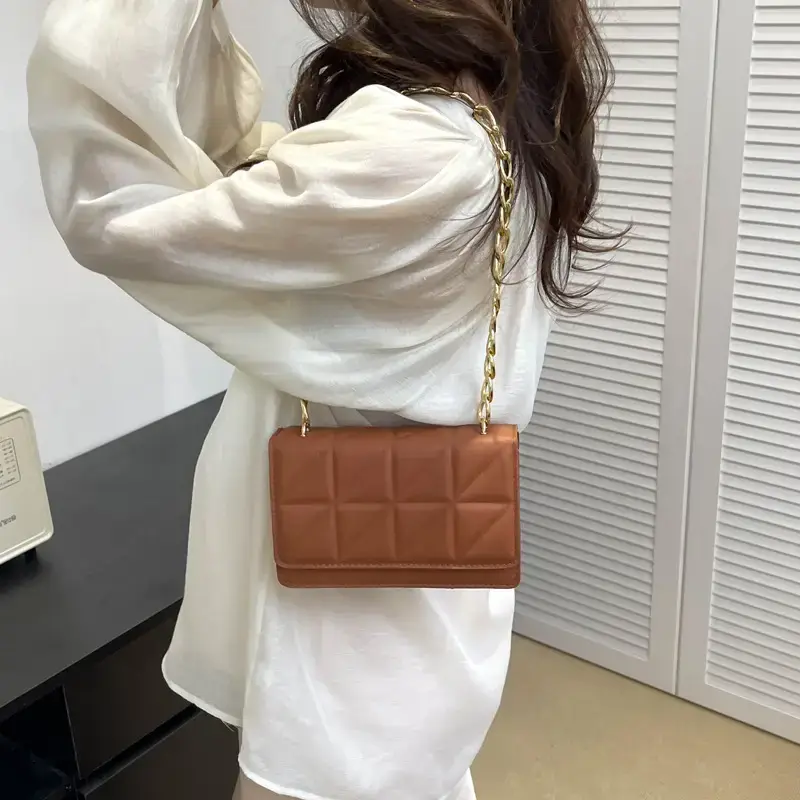 New Rhombus Chain Bag Candy Color Women's Casual Shoulder Bag - Image 9