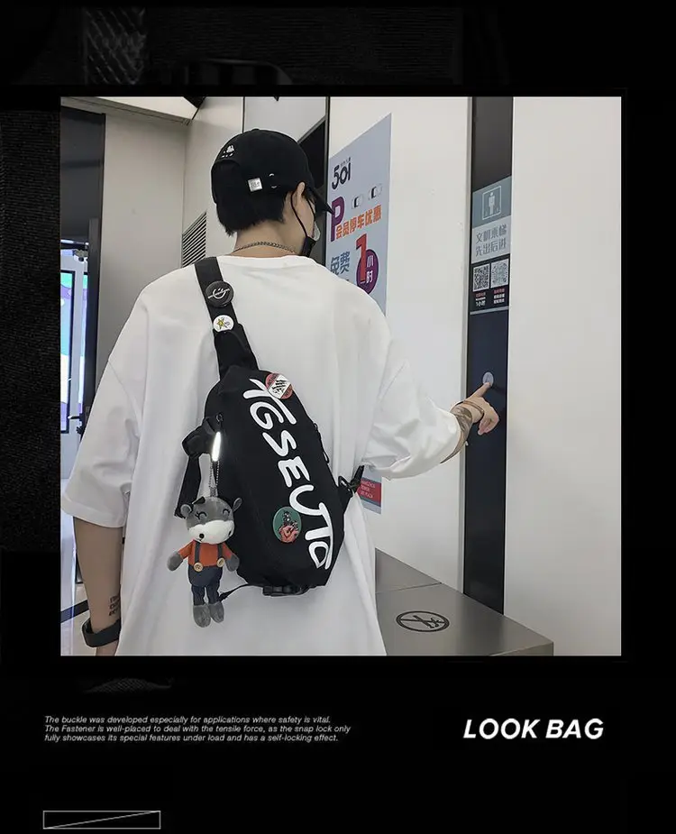 Trendy Japanese-style Crossbody Bag for Men — feature 3
