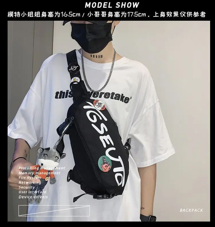 Trendy Japanese-style Crossbody Bag for Men — feature 7
