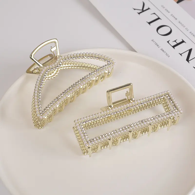 Full Diamond Shark Clip for Women High End Hair Grab - Image 14