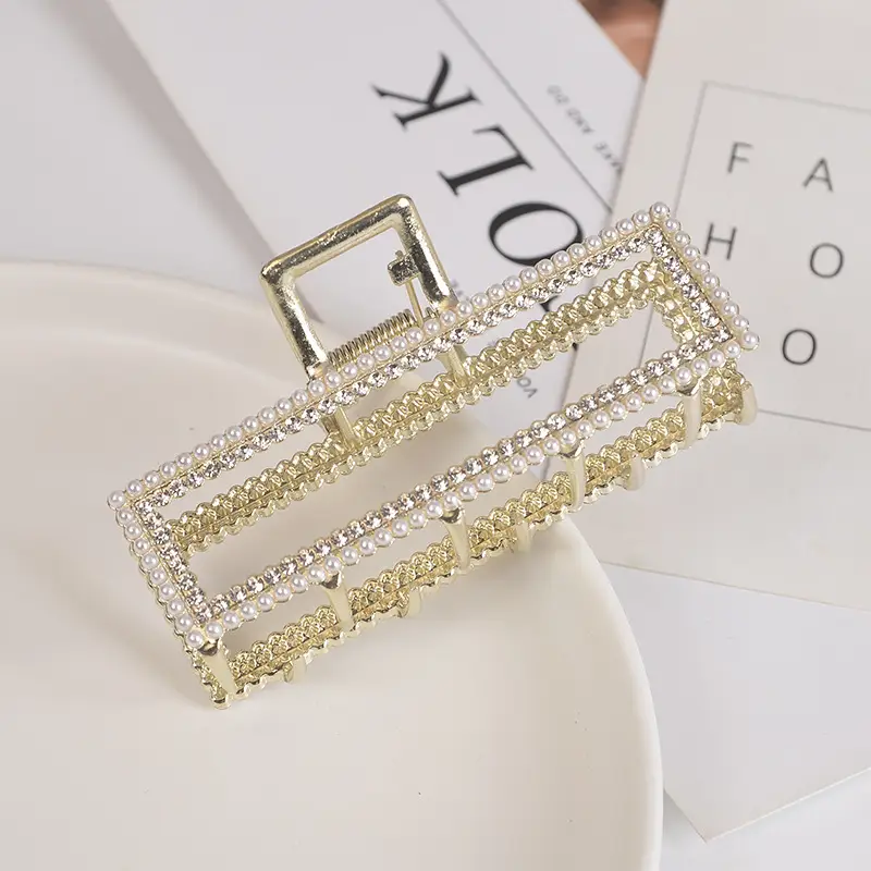 Full Diamond Shark Clip for Women High End Hair Grab - Image 15