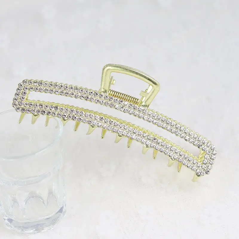 Full Diamond Shark Clip for Women High End Hair Grab - Image 7