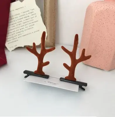 Christmas Deer Antlers Hairpin for Women