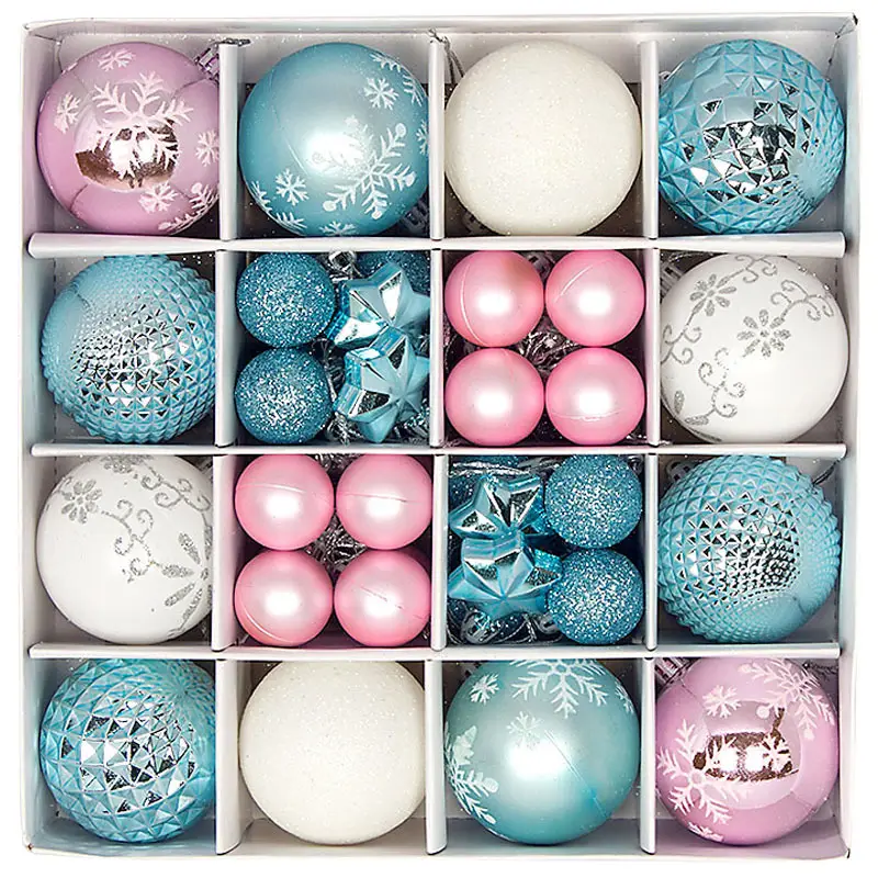 Cross-Country Christmas Ball Decor 44Pcs Electroplated 3-6cm — feature 11