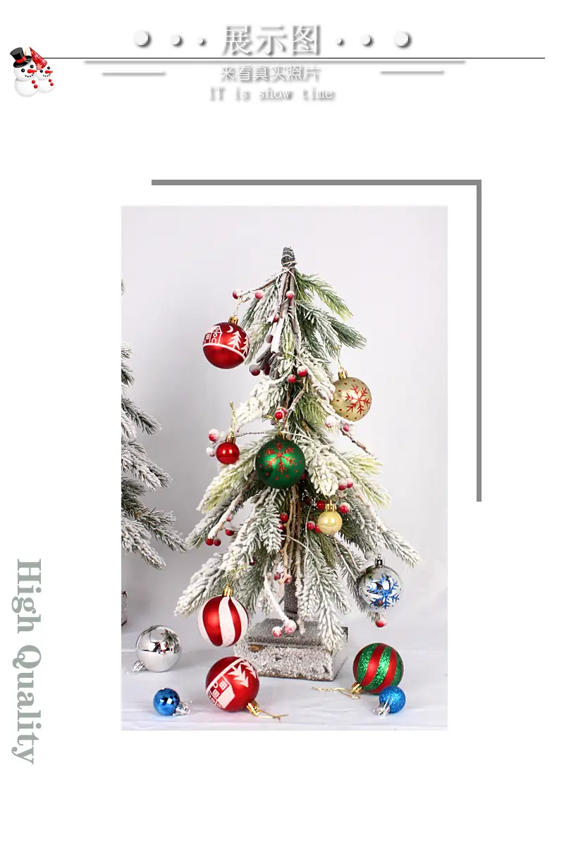 Cross-Country Christmas Ball Decor 44Pcs Electroplated 3-6cm — feature 3