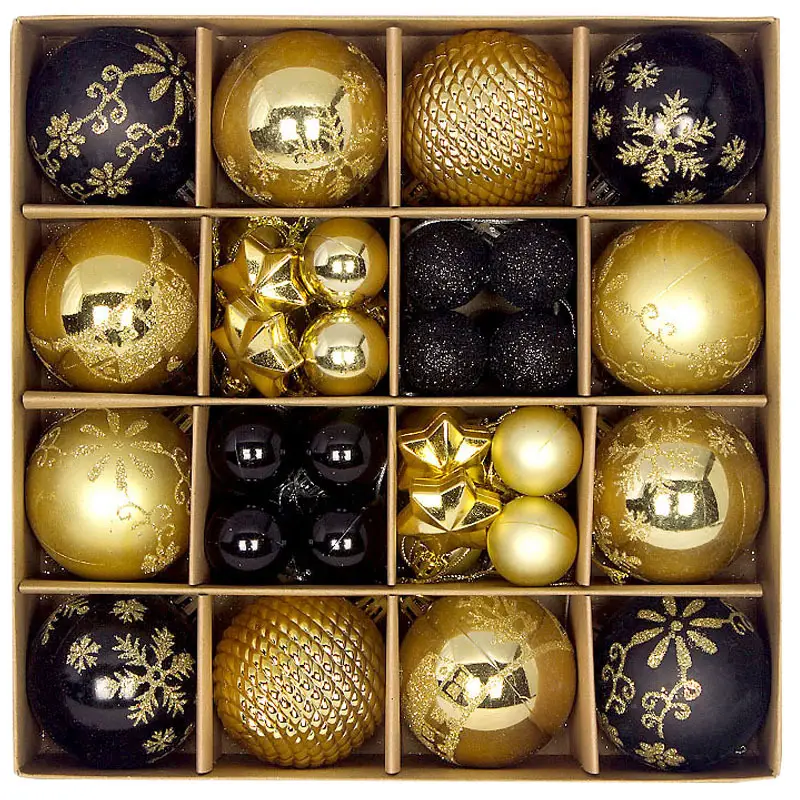 Cross-Country Christmas Ball Decor 44Pcs Electroplated 3-6cm — feature 7