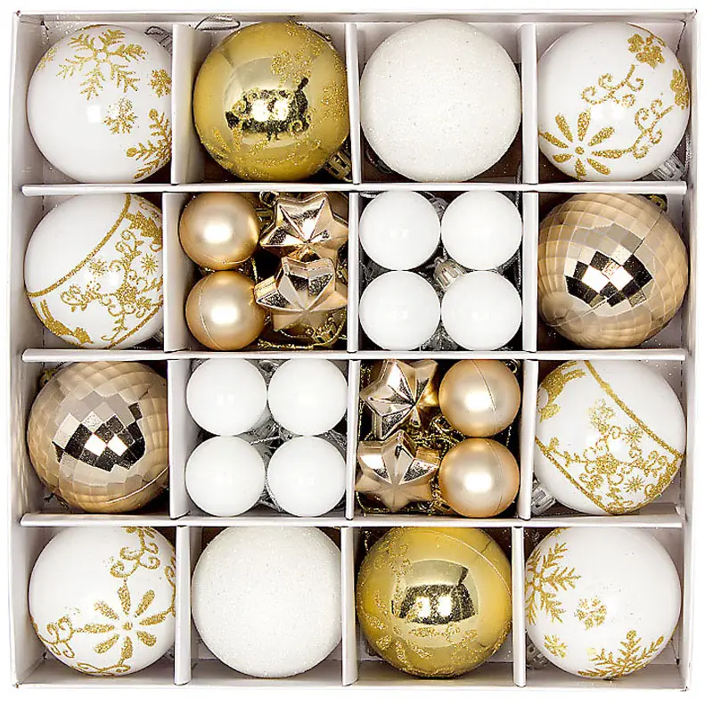 Cross-Country Christmas Ball Decor 44Pcs Electroplated 3-6cm — feature 8