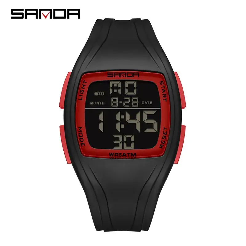 Sanda Waterproof Digital Alarm Clock with Time Chime - Image 10