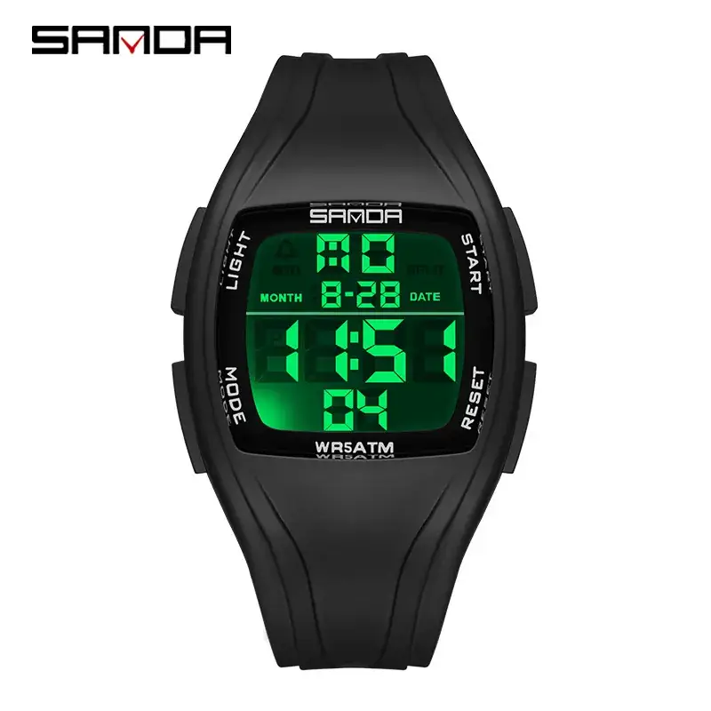 Sanda Waterproof Digital Alarm Clock with Time Chime - Image 2