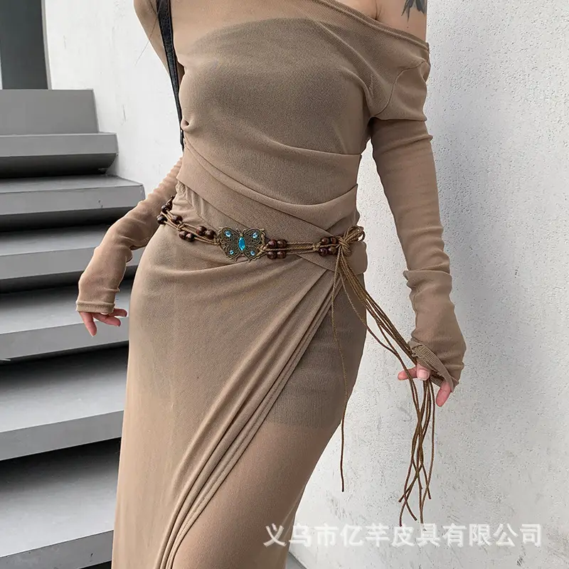 Ethnic Waist Chain Belt Artistic Retro Dress Accessories - Image 7