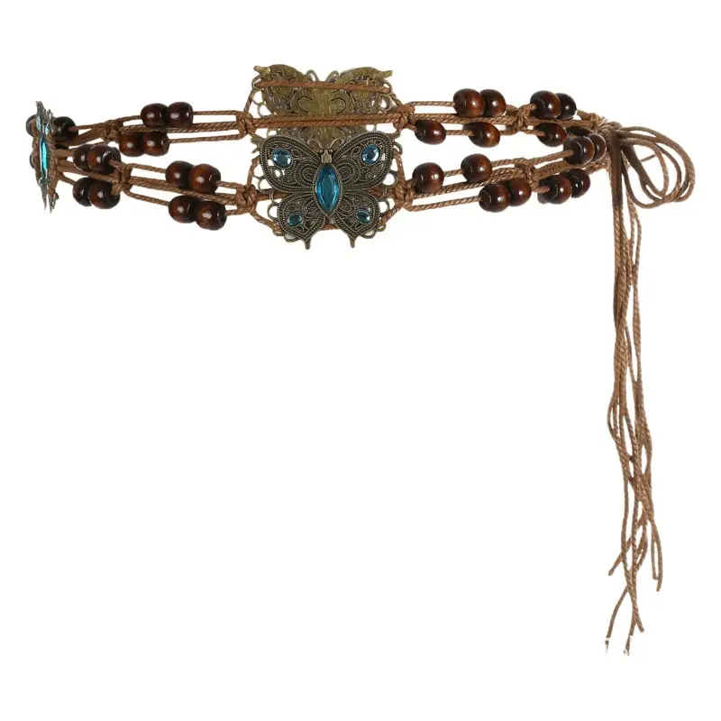 Ethnic Waist Chain Belt Artistic Retro Dress Accessories
