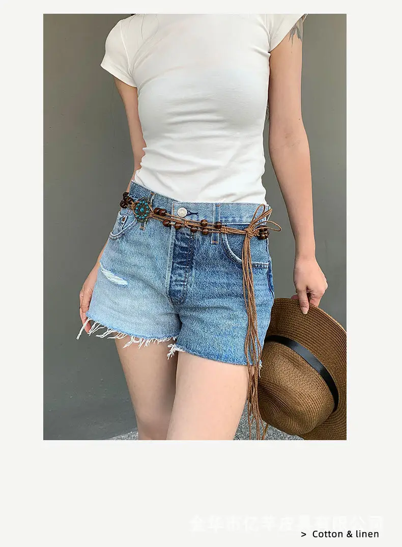 Ethnic Waist Chain Belt Artistic Retro Dress Accessories — feature 17