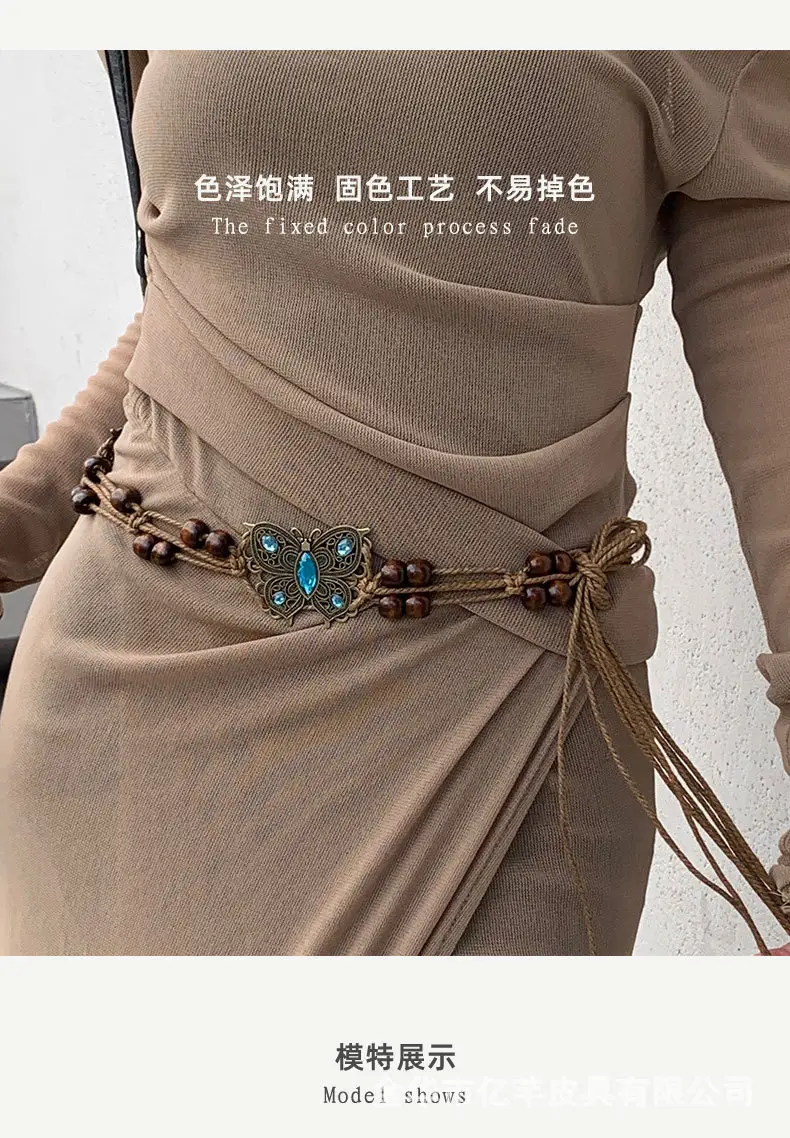 Ethnic Waist Chain Belt Artistic Retro Dress Accessories — feature 9
