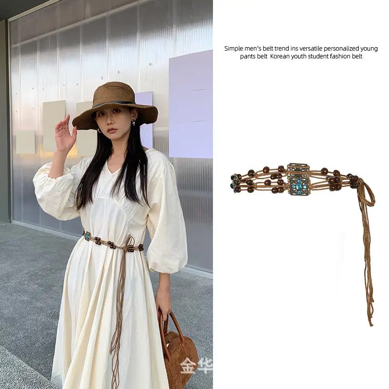 Ethnic Waist Chain Belt Artistic Retro Dress Accessories - Image 2