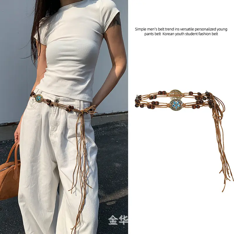 Ethnic Waist Chain Belt Artistic Retro Dress Accessories - Image 4