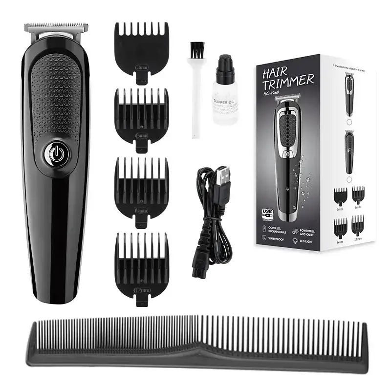 Electric Hair Clipper with 10 Blades & 2 Combs - Image 6