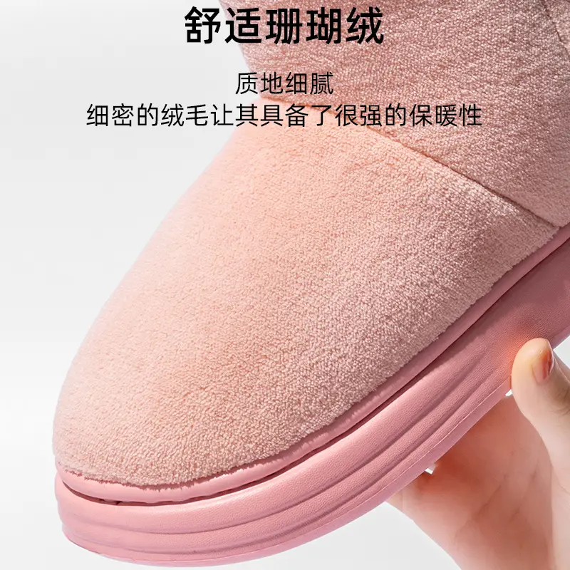 Warm Fleece Lined Non-Slip Slippers for Women Winter - Image 14