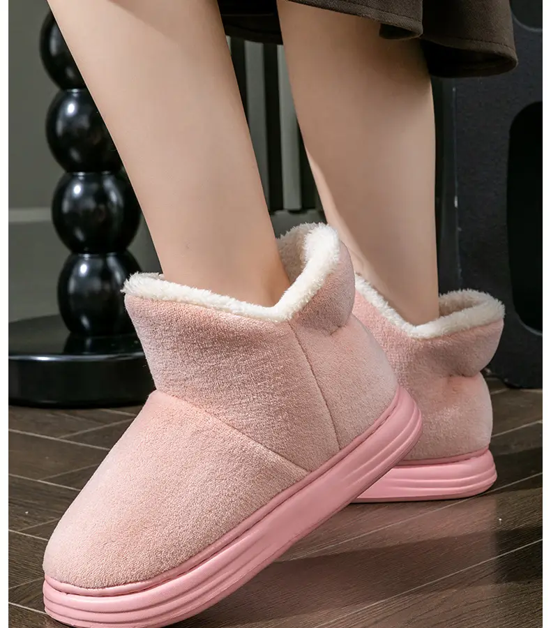 Warm Fleece Lined Non-Slip Slippers for Women Winter — feature 16
