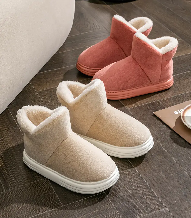 Warm Fleece Lined Non-Slip Slippers for Women Winter — feature 20