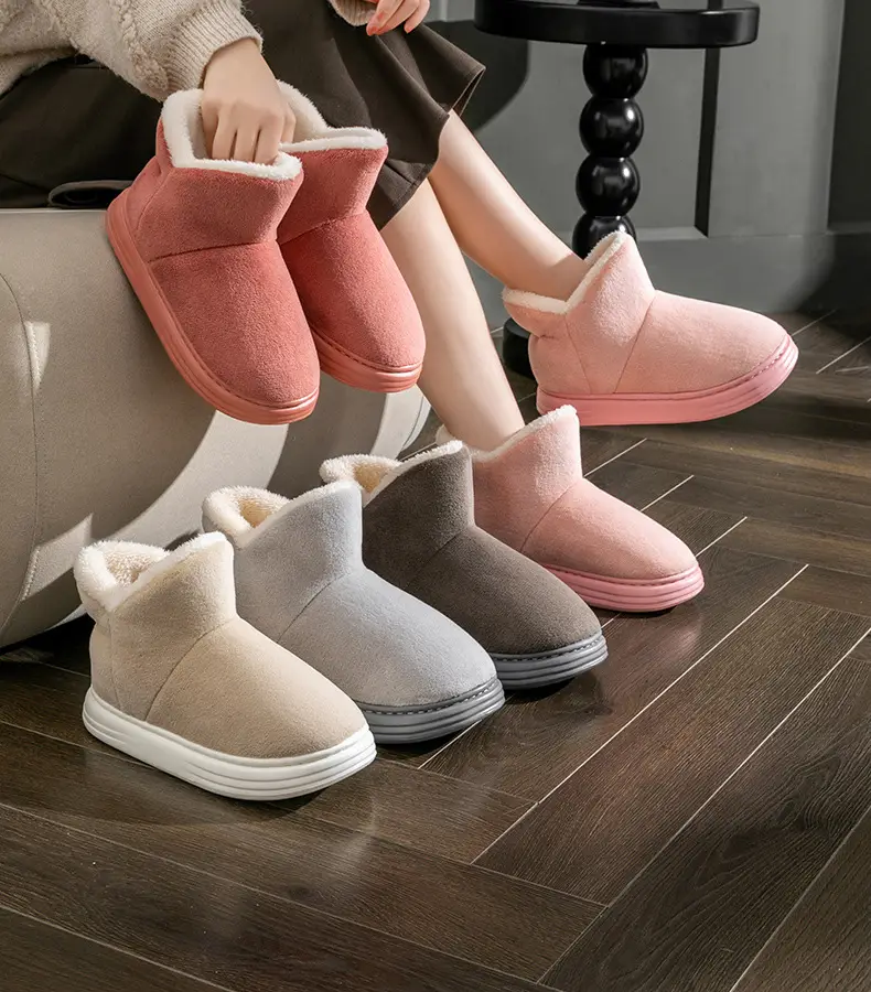 Warm Fleece Lined Non-Slip Slippers for Women Winter — feature 24